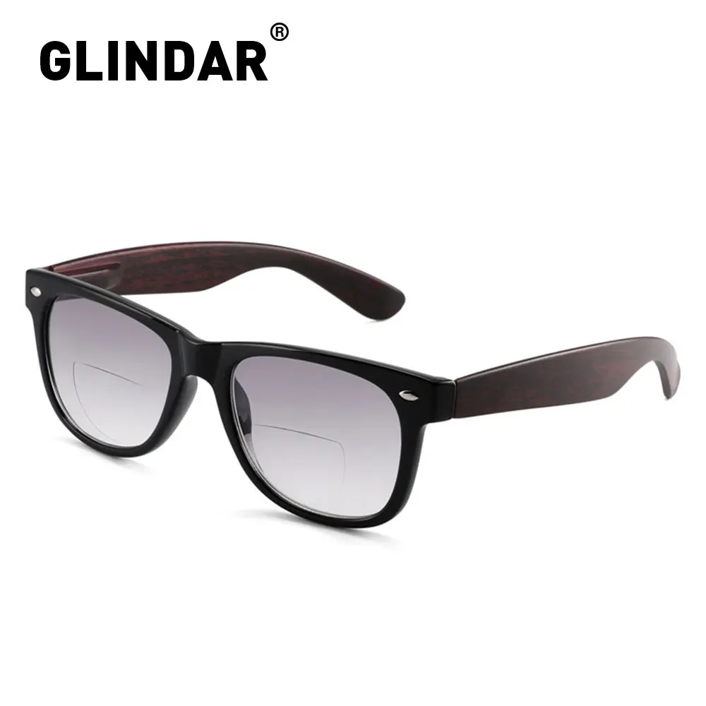 

Vintage Bifocal Reading Sunglasses Reader Spring Hinge Men Women Retro Square Sun Reading Glasses
