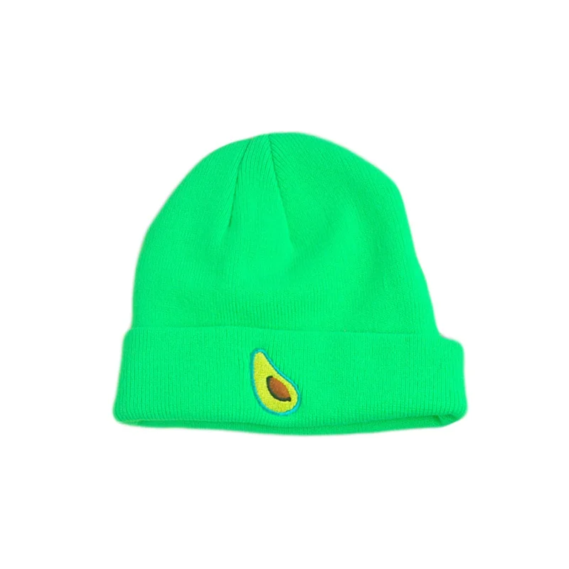 Осенне-зимняя повседневная модная вязаная шапка с вышивкой для новорожденных; милая шапка для малышей; Новинка - Цвет: A3