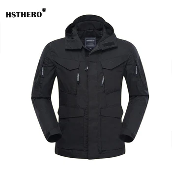 

Autumn Military Field Jacket Men Solid Warm Winter Men's Army Clothes Windbreaker Waterproof Pilot Coat Hoodie Green Khaki Coats