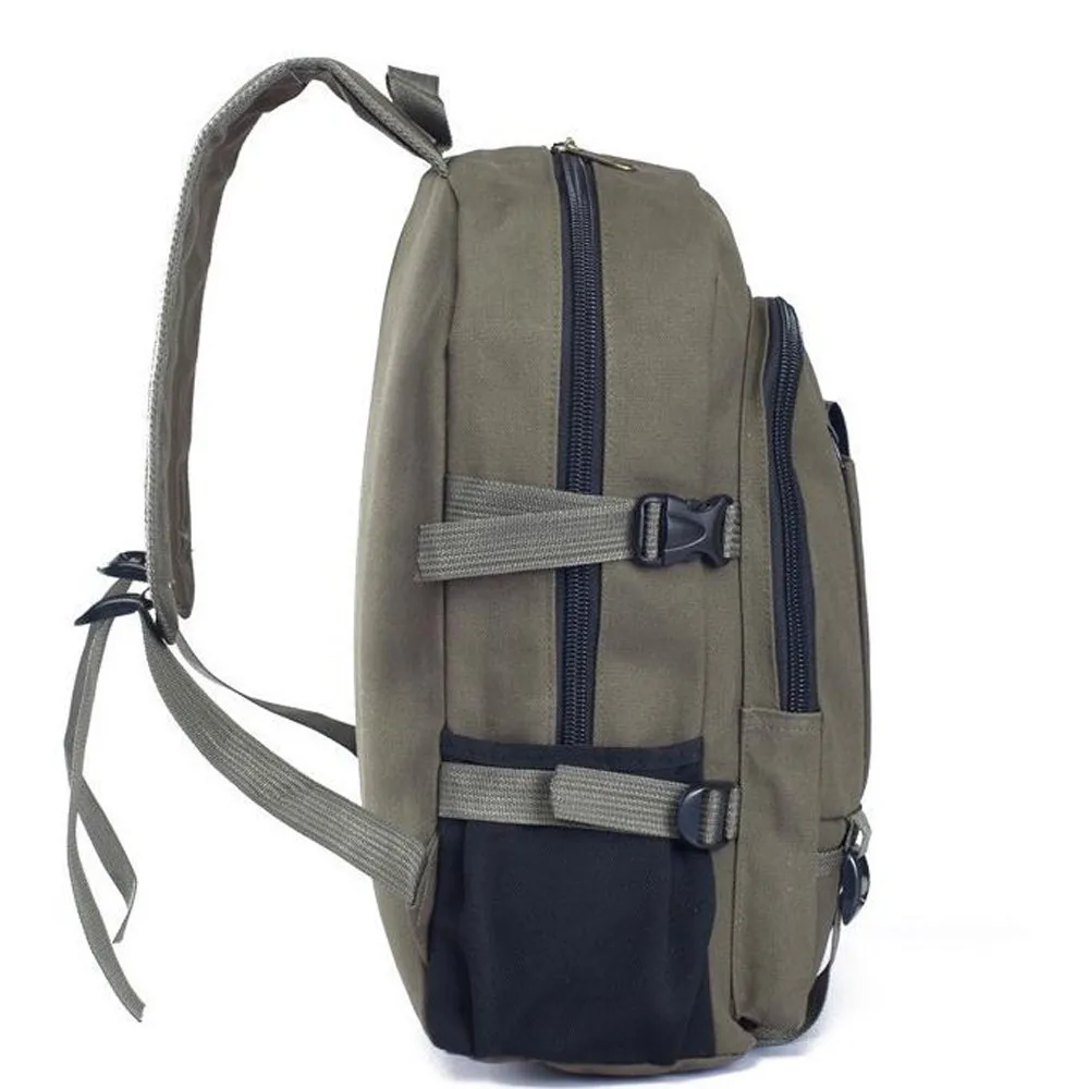 Мужской брезентовый Рюкзак большой емкости, школьный рюкзак взрывной сплошной цвет, рюкзаки, модная повседневная дорожная спортивная сумка, рюкзак# M
