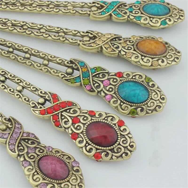 

Classic Vintage Antique Gold Carved Flower Hairpin For Women Hairstick Headwear Hair Accessories Bijoux Hair Jewelry