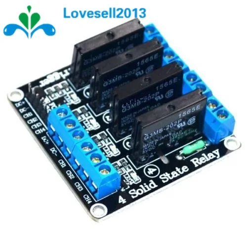 5V 4 CH SSR G3MB 202P твердый релейный модуль с фотоэлементом для Arduino| |