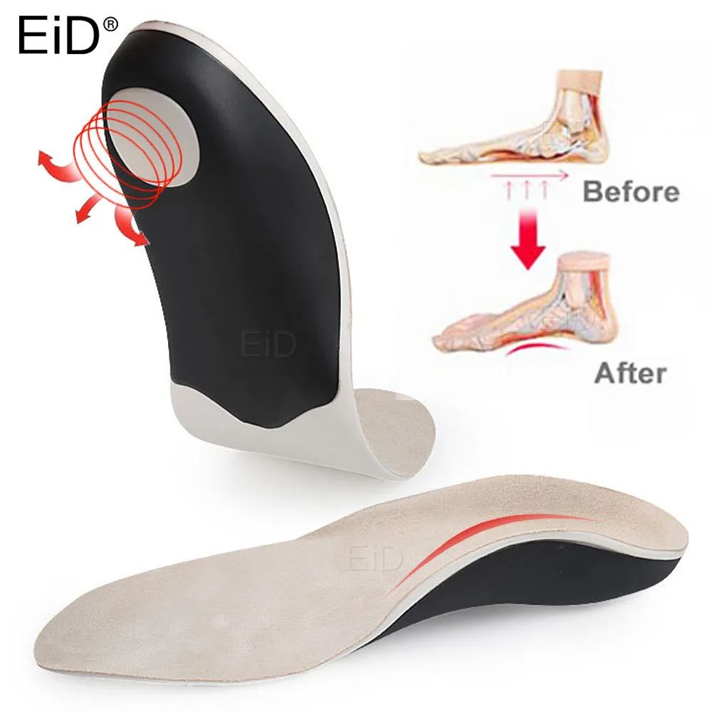 

EiD Orthopedic Insoles For Children Kids Arch Support Insoles Flat Foot Flatfoot X/O Leg Orthotic Shoe Heel Pad Inserts