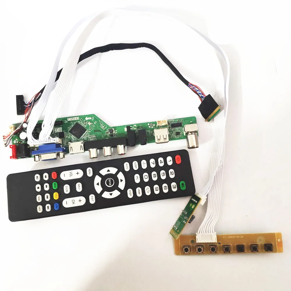 Драйвер для ТВ-контроллера HSD101PFW2-A00/A01/A02/B00 10 1 &quotHDMI-совместимый VGA USB AV 1024*600 WLED LVDS