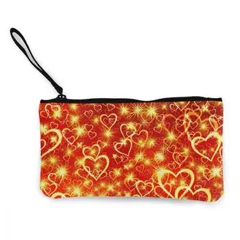 

Pattern Canvas Coin Purse Funny Print Christmas Gift Women Wallet Beautiful