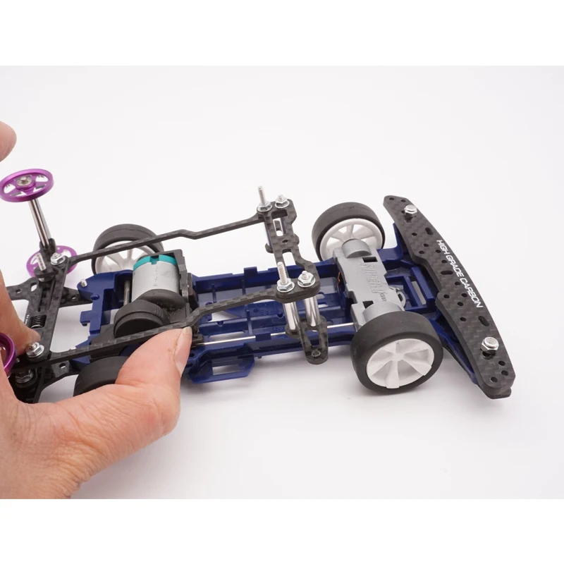 Мини 4WD 1,5 мм углеродное волокно самодельный tamiya части тела фонарь для S2/FM/FMA шасси Демпферная пластина