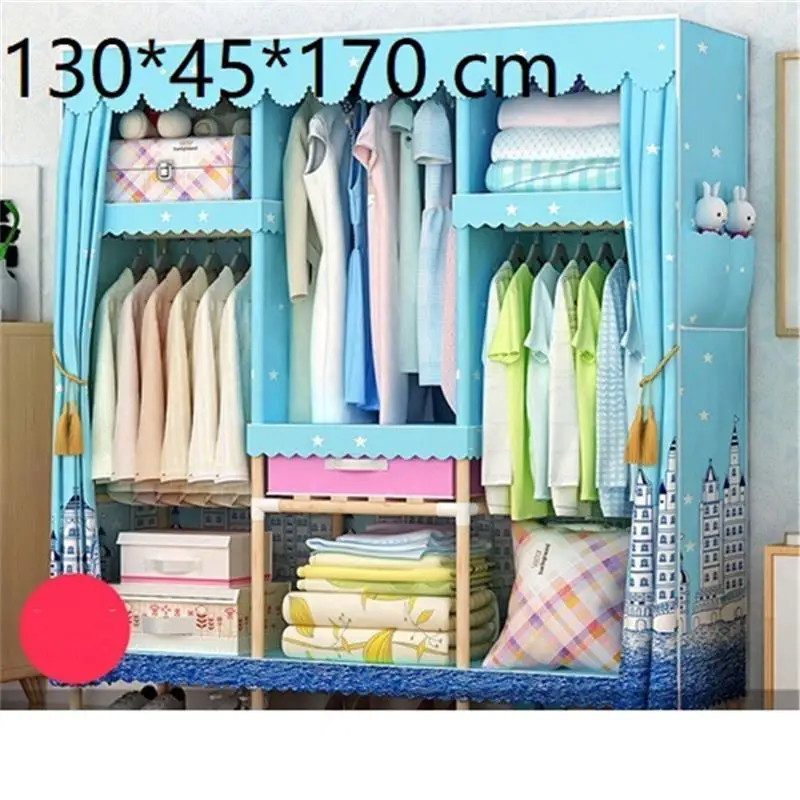 Tela Yatak Odasi Mobile Armario Almacenamiento Meuble De Range Closet Mueble мебель для спальни Guarda Roupa гардероб - Цвет: Version AJ