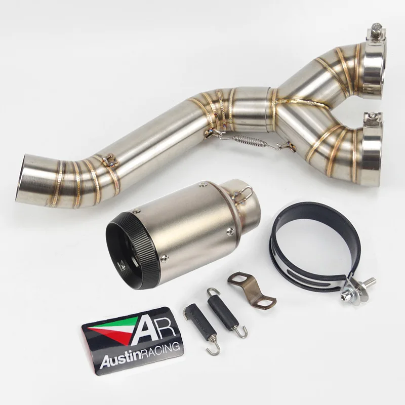 S1000rr-Slip-on-Motorcycle-exhaust-muffler-middle-link-pipe-remove-the-catalyst-60-mm-escape-for (3)