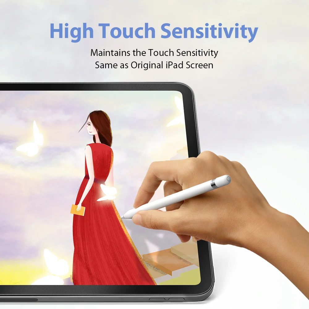 Papier Feel Screen Protector Film Matte Huisdier Schilderij Voor Ipad 7e 8e 9e 10.2 10e Generatie Air 4 5 10.9 Pro 11 Air 3 Pro 10.5