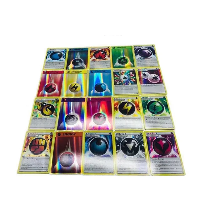 Pokemon Cards Game ENERGY Card Battle TAKARA TOMY Collection Shining English Trading Card Booster Box Kids Toys Children Gift 5
