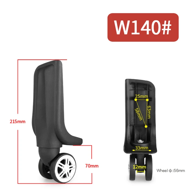 Ruote per Trolley universali di alta qualità ruote per ruote da viaggio  riparazione ruote Mute sostituibili ruote per riparazione accessori per