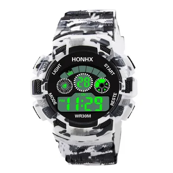 

Electronic Watch Men Sports Watches Camouflage Analog Digital Wristwatches Military LED Waterproof Male Clocks Relogio Masculino