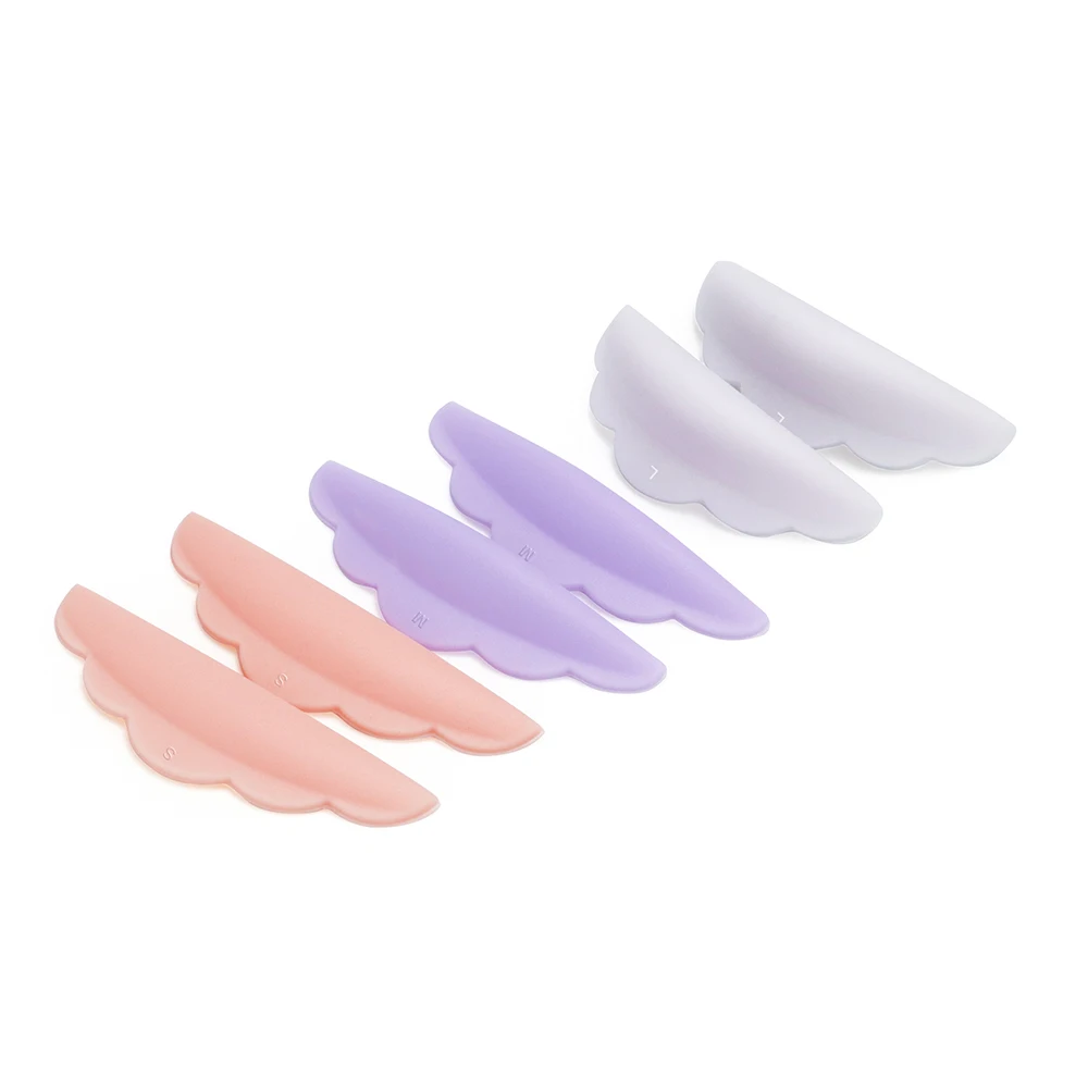3 Pairs Silicone Eyelash Perm Pad Recycling Lashes Rods Shield Lifting 3D Eyelash Curler Accessories Applicator Tools