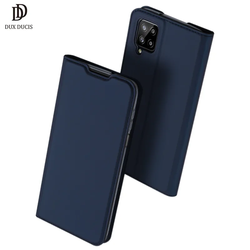 Чехол для Samsung Galaxy A12 DUX DUCIS Skin Pro Series кожаный чехол-книжка чехол с отделениями карт