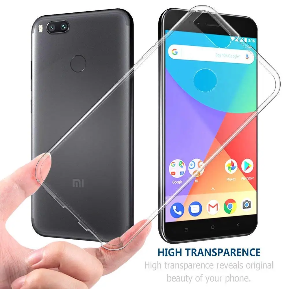Asuwish Cover per Xiaomi Mi A1/5X con Pellicola Vetro Temperato