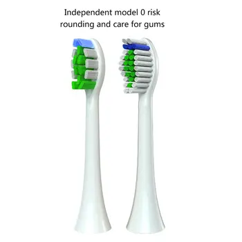 

2Pcs Dupont Soft Toothbrush Head For Philips P-Hx3/6/9 Hx6014/6064 Toothbrush Head Electric Toothbrush Replacement Brush Head