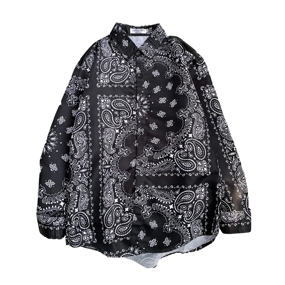 Spring Men's Oversize Bandana Shirt 