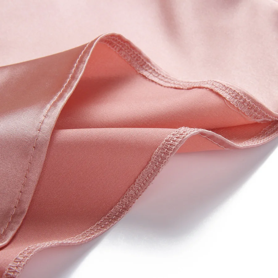 Womens Satin Pajama Set Sexy Pyjamas Criss Cross Back Camisole Pant Set Bow Nightwear Soft Loungewear