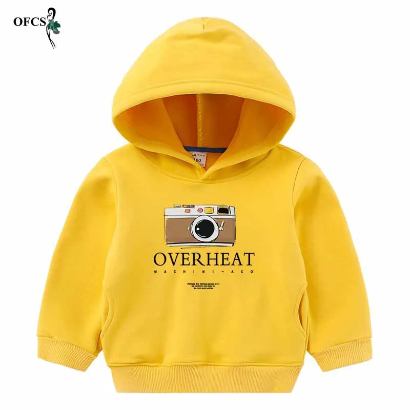 Fashion Baby Boys Girls Sweatshirts Cotton Brief Kids Hoodies Letters Print Children Clothes Long Sleeve Sweatshirts 3 Colors 12