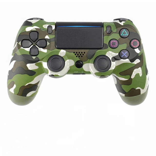 Беспроводной геймпад Bluetooth джойстик для PS4 контроллер беспроводной переключатель для playstation 4 консоль для Dual Shock tv PC видеоигры - Цвет: Green Camouflage