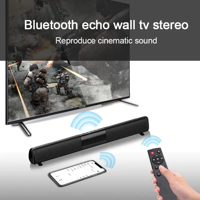 Патентная новая настенная звуковая панель Echo для телевизора проводная и