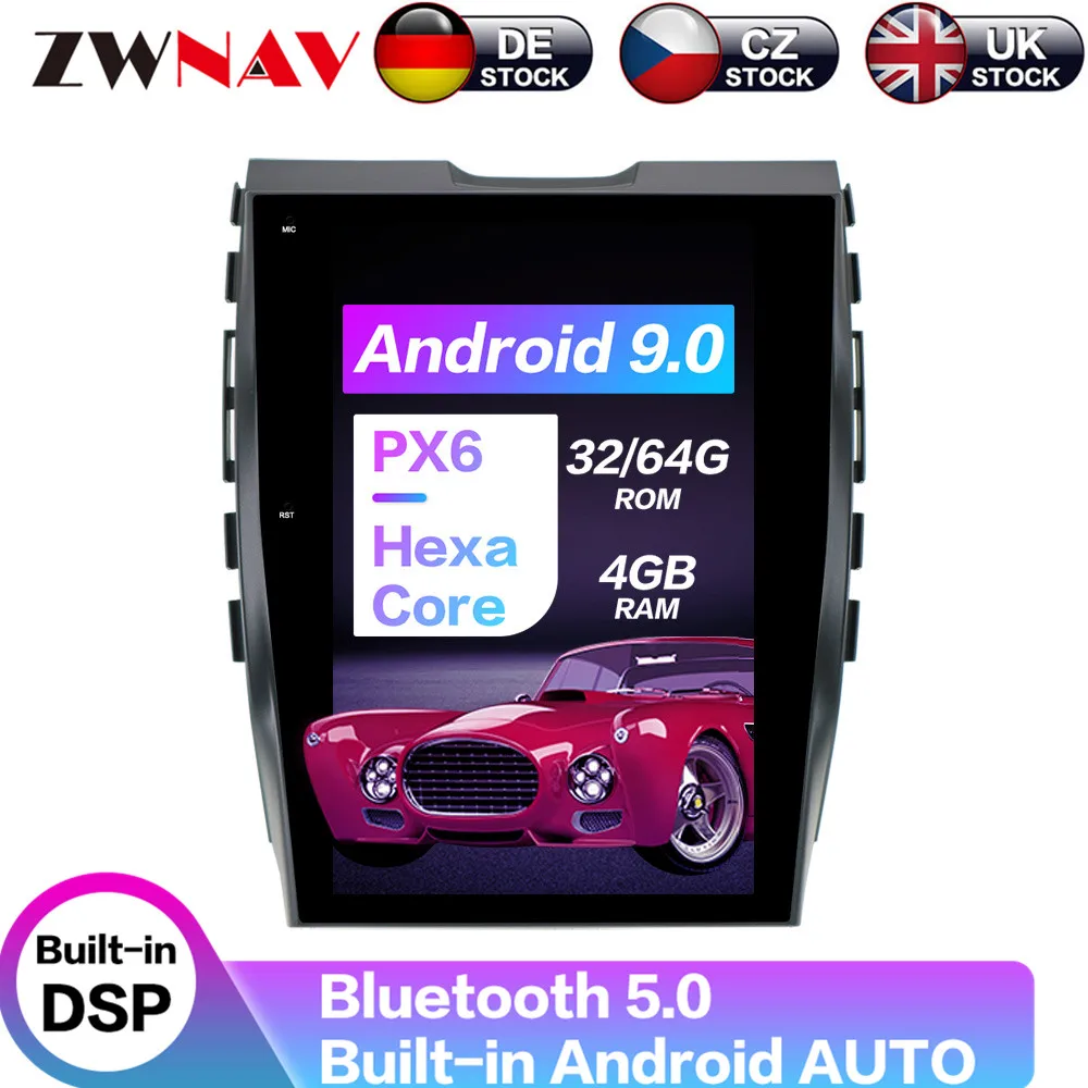 

Android 11 PX6 DSP для Ford Edge 2015 2016 2017 2018 вертикальный IPS экран радио Автомобильный мультимедийный плеер стерео GPS навигация