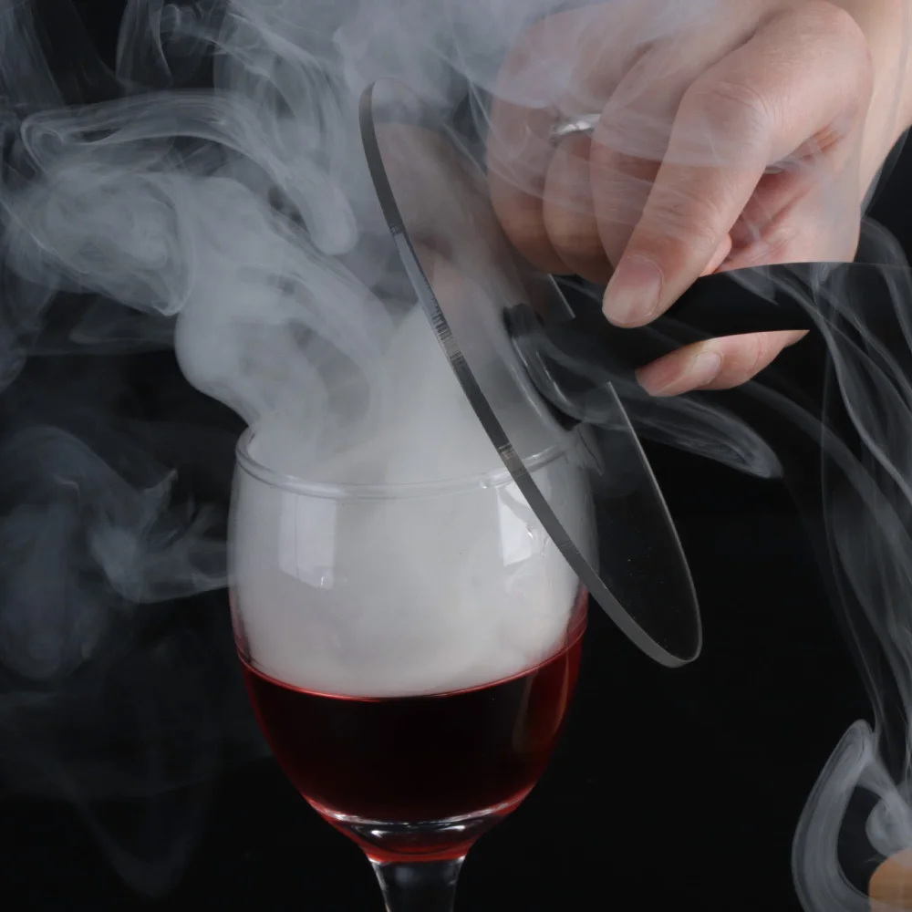 Molecular Cuisine Smoke Hood Smoking Cocktail Wine Hood 4 Inches Suitable For Smoke Generator Bar Accessories