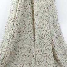 Ранняя весна 100D шифоновая печатная ткань Европейская и американская мода женское платье ткань