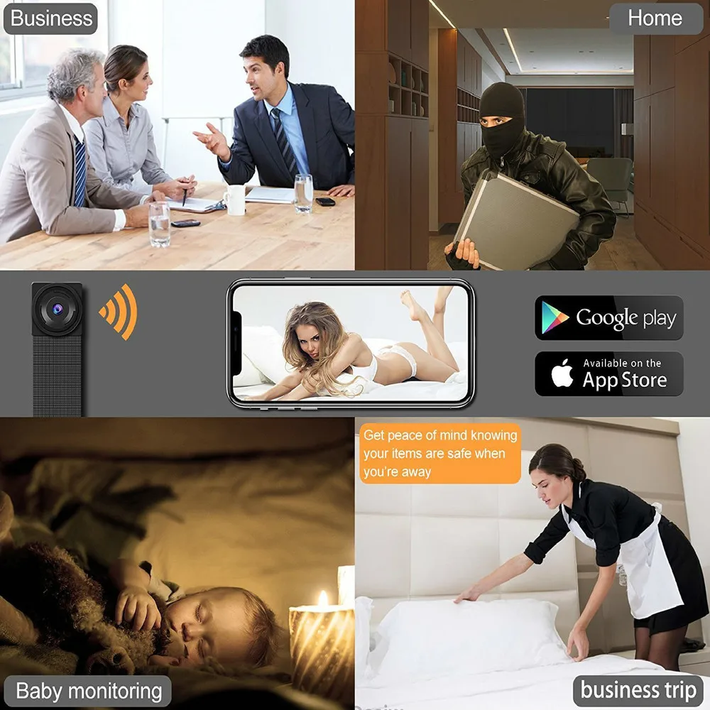 Переносная Wi Fi IP мини камера HD 1080P своими руками беспроводная вебкамера P2P с