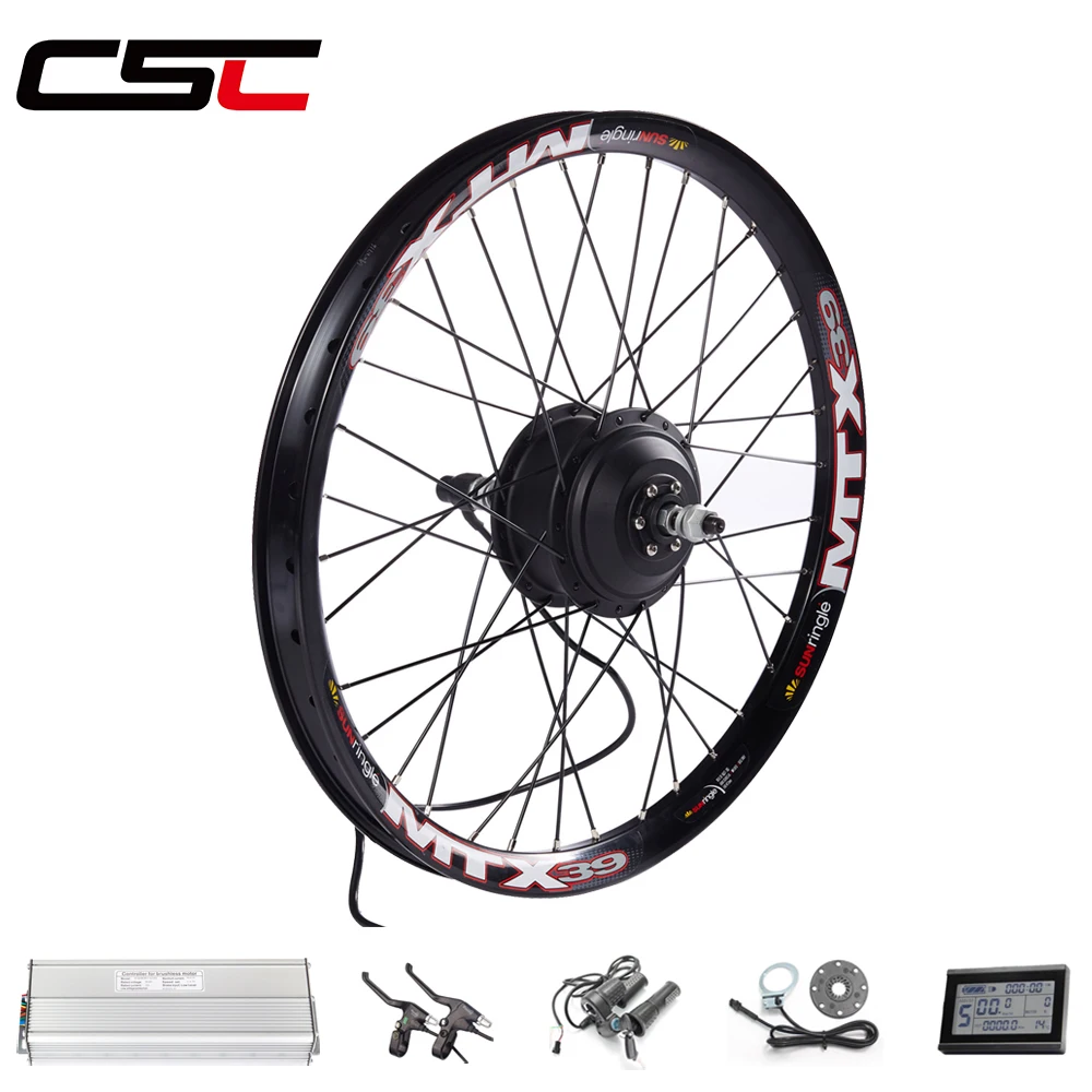 

EBike Rear Wheel Conversion Kit 36V 350W Electric bicycle Conversion Kit With 20A Controller For 20-29 inch 700C Bike