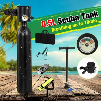 

Diving System Mini Scuba Air Tank Scuba Oxygen Cylinder Reserve Air Tank bucear Snorkeling Diving Equipment Tauchflaschen+Box
