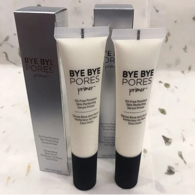 

12pcs/lot Primer Cream bye bye pores primer oil free poreless skin perfecting serum primer Moisturizing Makeup