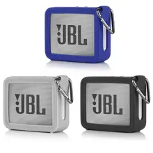 Анти-осень мягкий силиконовый защитный кожаный чехол с карабином для GO 2 беспроводной Bluetooth динамик аксессуары