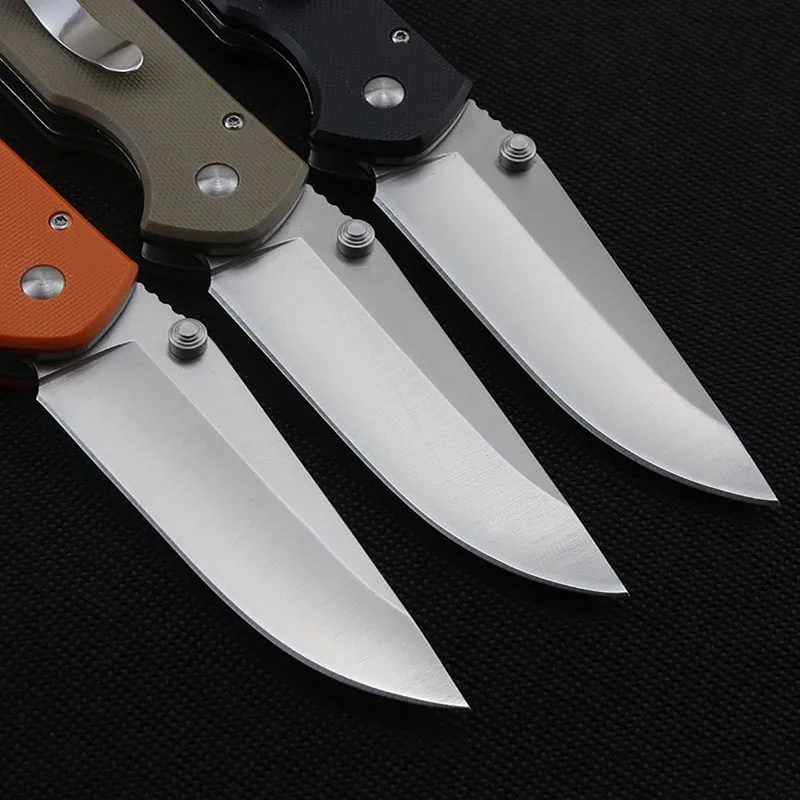 Стоит! 3 цвета стальной нож G10 hadle складной нож 8cr18mov лезвие рыболовный нож s шлифовальная поверхность выживания тактический CS GO инструмент