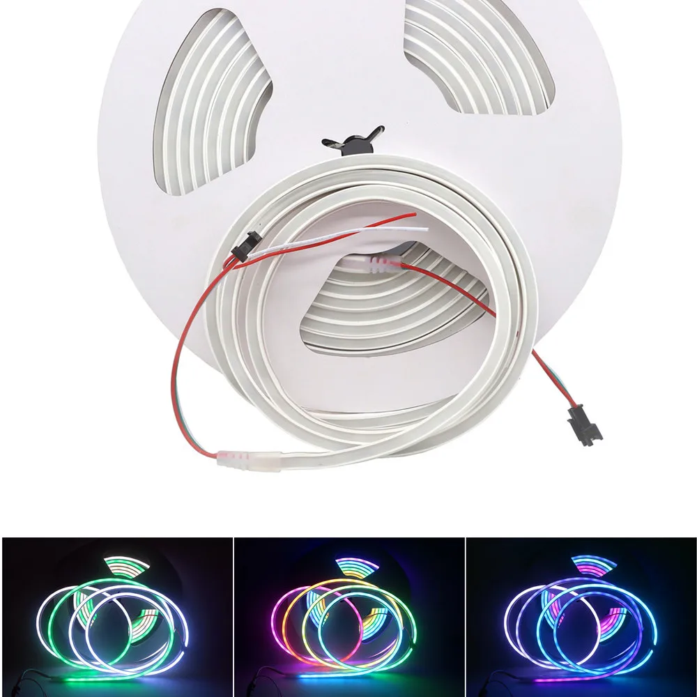 12 В гибкая светодиодная лента неоновый силикагелевый водонепроницаемый