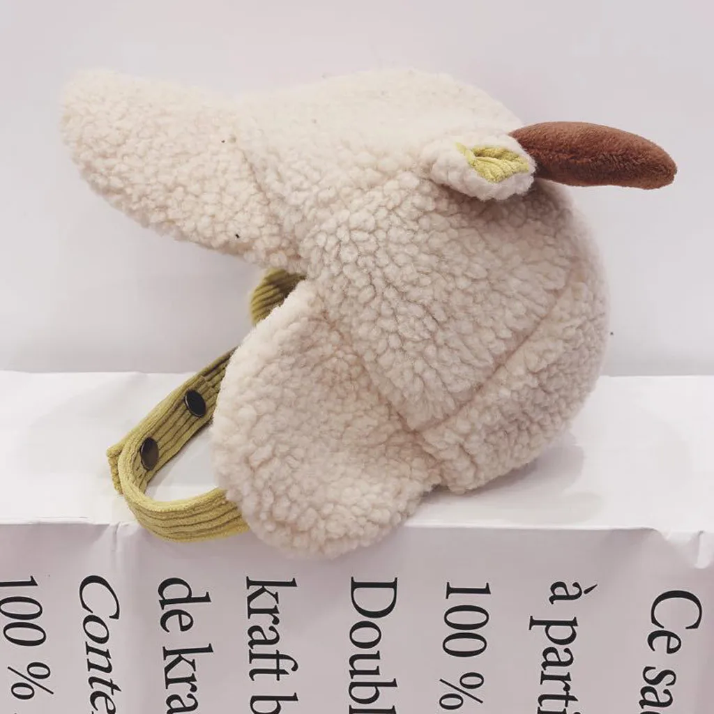 Autumn felt hat for girls Cap children of suede Funny winter hats for kids Cute winter hats Cartoon winter hats for kids