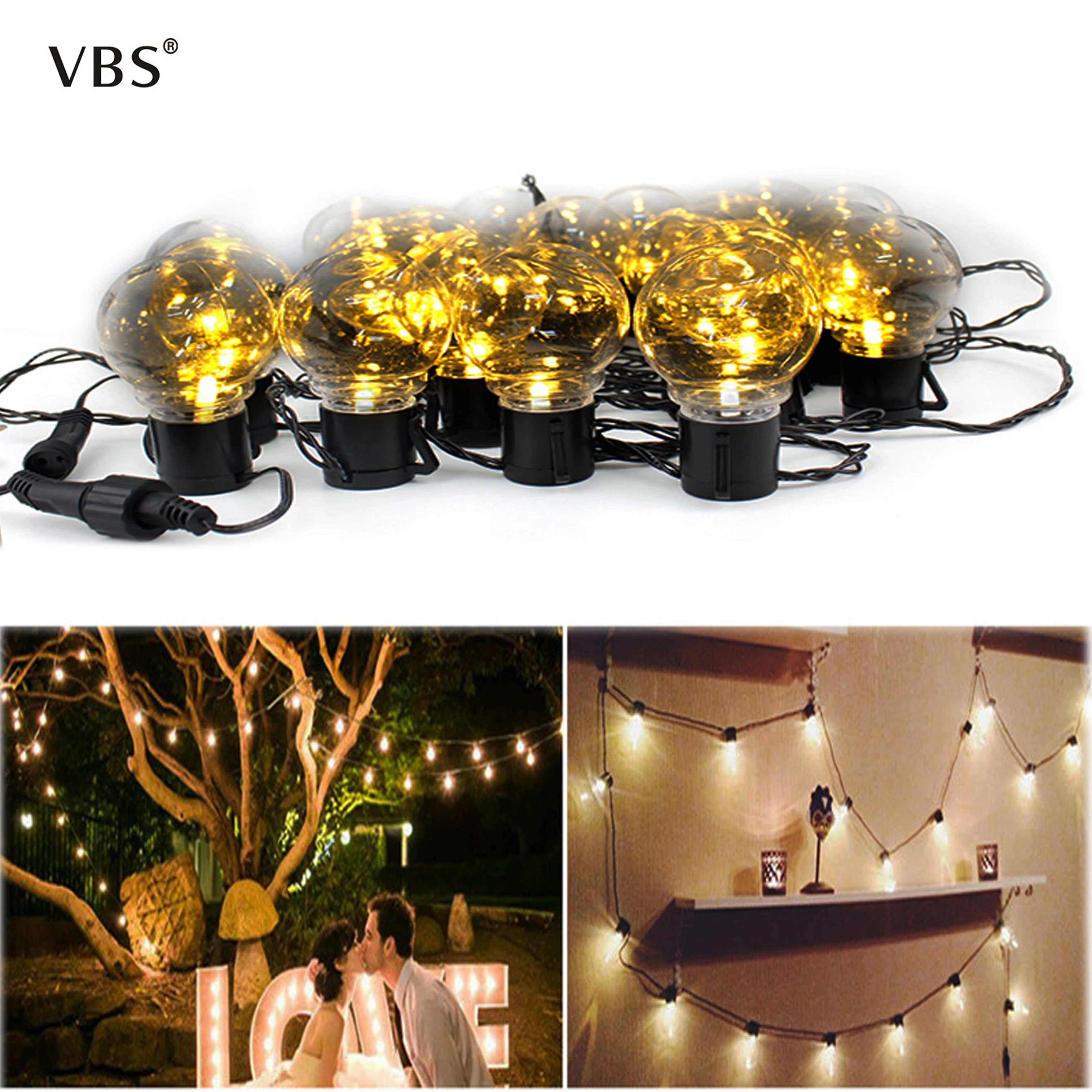 Holiday lighting LED Globe Bulb String light 220V Waterproof New Year garland Decoracion for indoor &ampoutdoor christmas | Освещение