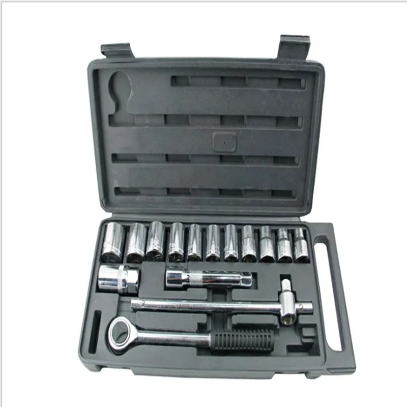 

Set Of 16 Sets Of Sleeve Set Of Household Tools Combination Repair Tools Hardware Sleeve Auto Repair Sleeve Toolbox