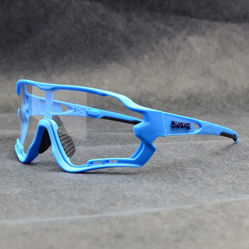 Брендовые фотохромные солнцезащитные очки для велоспорта, поляризационные спортивные очки для мужчин и женщин, MTB, горная дорога, велосипедные очки lentes cicism - Цвет: 08