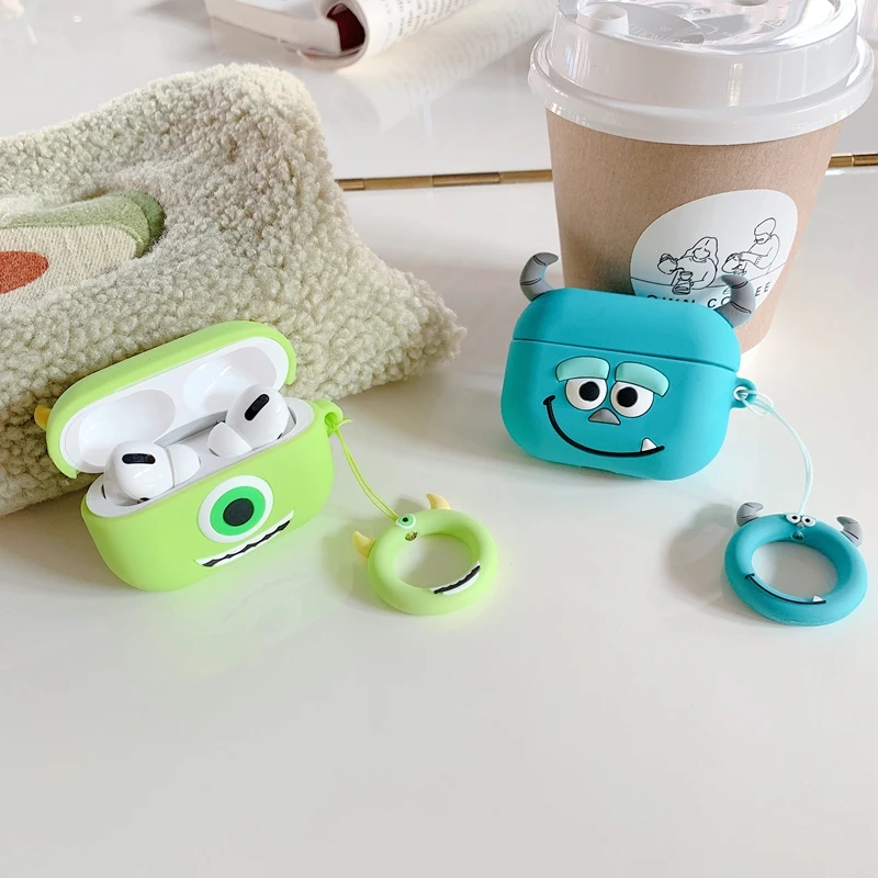 Милый мультяшный чехол с bluetooth-гарнитурой для Airpods pro, силиконовый мягкий защитный чехол для Apple Airpods pro, чехол