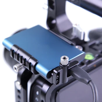 

Camera Accessories Clip Aluminum Alloy Screw Cold Shoe Tool SSD Holder Mount BMPCC 4K Fixing Bracket Cable Clamp For Samsung T5