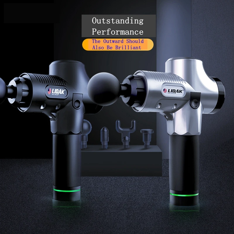 

Electronic Therapy Body Muscle Massage Gun Low Noise Vibrating Device Deep Muscle Relaxation Pain Relief Fitness Massager