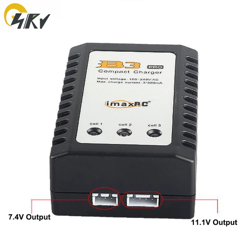

7.4V 11.1V 2S 3S Lithium RC drone battery balance charger with LED indicator