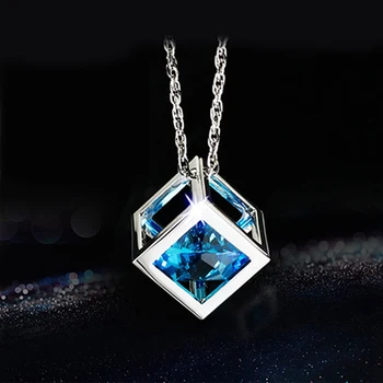 

Car Ornaments Creative Magic Cube Crystal Pendant Auto Rear View Mirror Decoration Hanging Pendant Car Styling Suspension Gifts