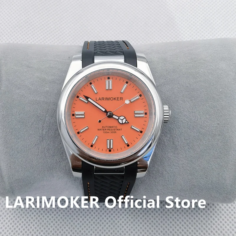 

Ювелирные изделия LARIMOKER из нержавеющей стали для мужчин, украшения из нержавеющей стали с сапфировым кристаллом, без логотипа NH35 / PT5000 Move Men t automatic 24