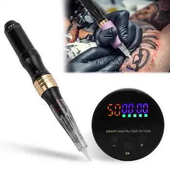 

Tattoo Pen Microblading Electric Eyebrow Tattoo Machine Lip Eyeliner Tattoo Pen (US Plug 100-240V) Microblading Machine