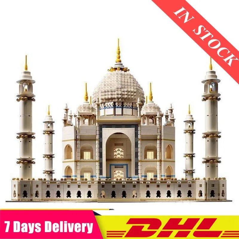 

IN Stock DHL 17008 Famous Architecture The Taj Mahal Set Building Blocks Bricks Compatible with Legoingly 10256 Toys Kids Gifts