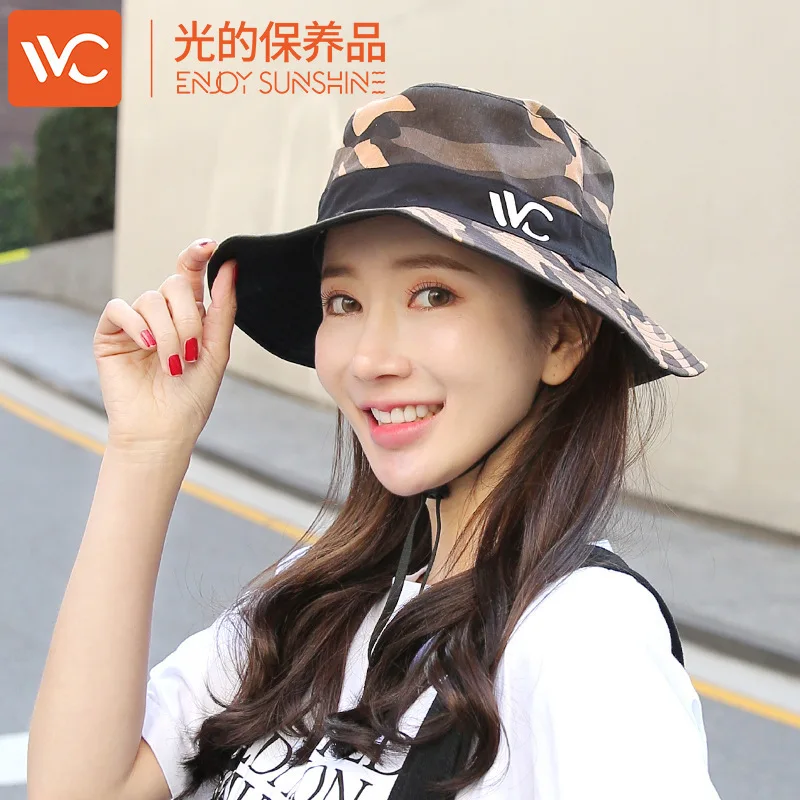 

VVC Zhang Liang Celebrity Style Bucket Hat Female Autumn Men's Korean-style Outing Topee Sun-resistant Versatile Bucket Hat 713