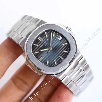 

Automatic watch Men's mechanical watch Steel wrist watch Black dial Stainless steel case Steel bracelet a1
