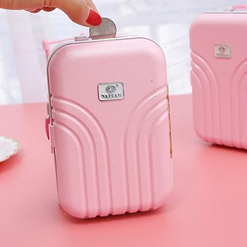 

Trolley Case Can Store Money Child Storage Piggy Bank Girl Toy Night Loli Suitcase Save Money Suitcase